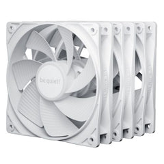 Be Quiet! BL136 Pure Wings 3 120mm PWM Reverse Blade Case Fans (3 Pack), Rifle Bearing, 1500 RPM, White