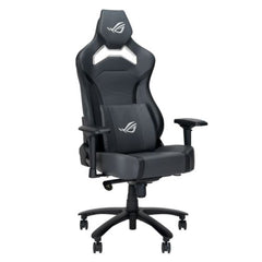 Asus ROG Chariot X Core (Wide) Gaming Chair, Racing-Car Style, Premium PU Leather, Memory-Foam Lumbar, 4D Armrests, 155° Recline, Tilt & Class 4 Gas Lift, Grey