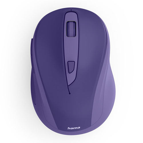 Hama WM-400 Compact Wireless Optical Mouse, 6 Buttons, 800-1600 DPI, Blue