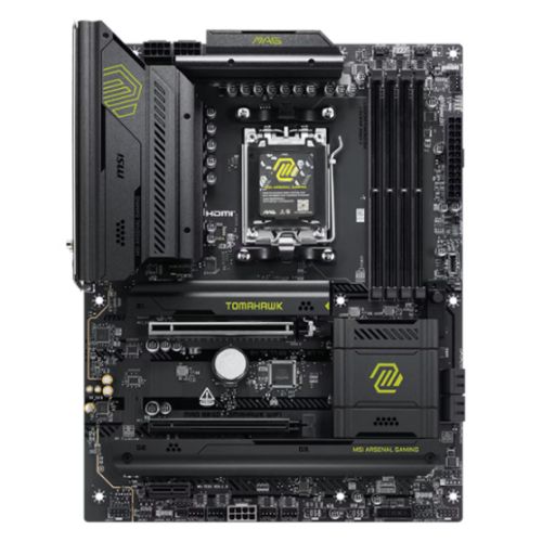 MSI MAG B850 TOMAHAWK WIFI, AMD B850, AM5, ATX, 4 DDR5, HDMI, Wi-Fi 7, 5G LAN, 3x M.2