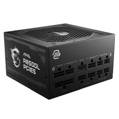 MSI 850W (MAG A850GL PCIE5) ATX 3.1 PSU, Fully Modular, 80+/Cybenetics Gold, LLC Full-Bridge, PCIe 5.1