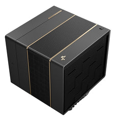 DeepCool ASSASSIN VC ELITE Black Dual-Tower CPU Cooler Vapor Chamber Base, 7 Heatpipes, 300W TDP, Quiet Dual Fans (140mm + 120mm), Dual Performance/Quiet Modes, Universal Socket Support