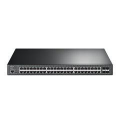 TP-Link TL-SG3452XP 48-Port L2+ Managed GbE PoE+ Access Switch w/ 4 x 10G SFP+ Ports & 3-Year Omada Hosted Cloud Controller