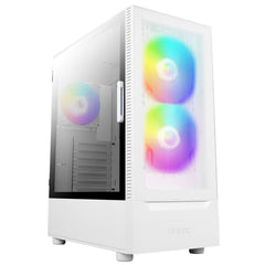 RGB White Gaming Build - AMD Ryzen 7 5600XT 8 Core 16 Thread, 3.80GHz (4.80GHz Boost), 16GB RAM, 1TB NVMe, Intel Arc B580 12GB White Graphics, Liquid Cooled, Windows 11 Home - Custom PC