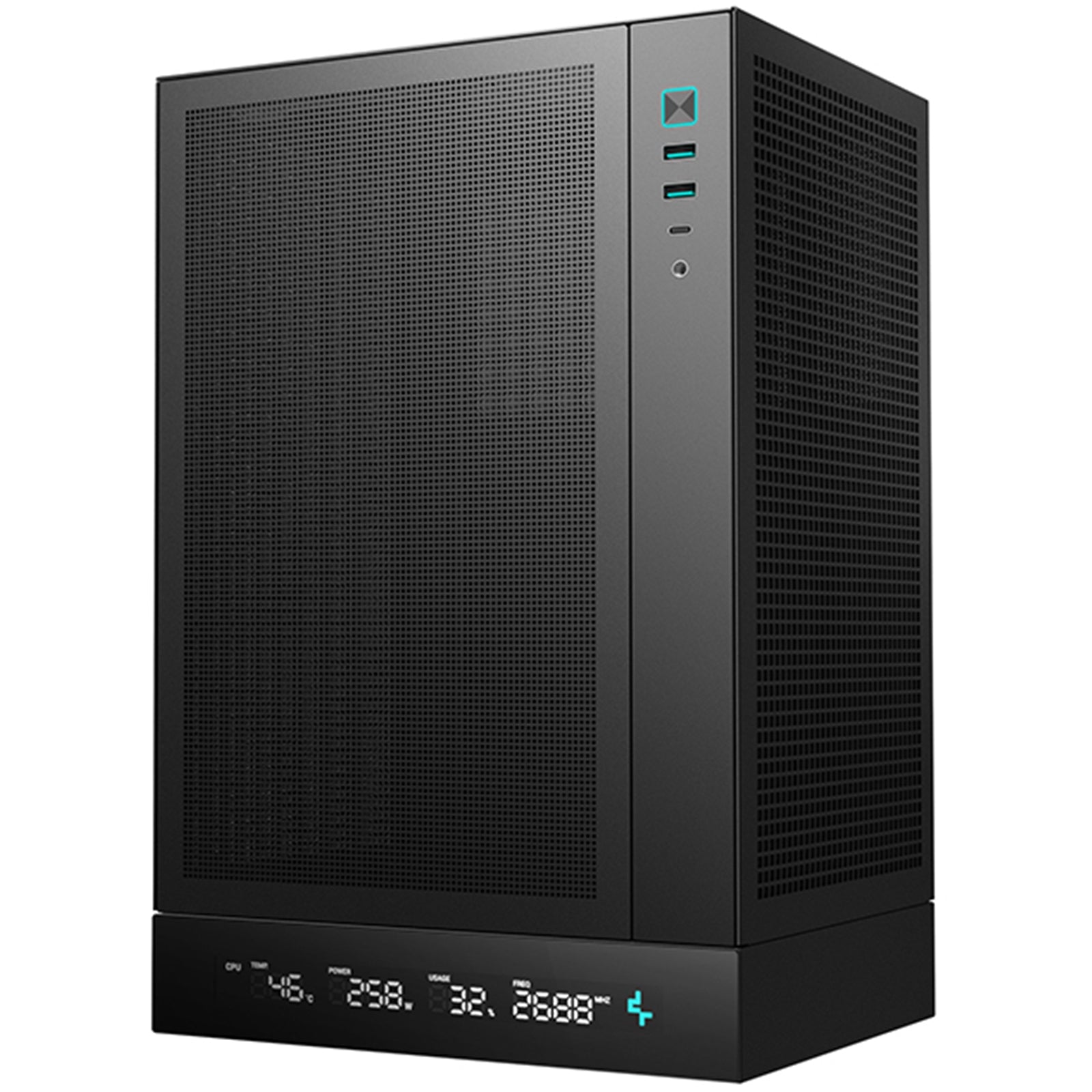 Deepcool CH170 Digital Mini - ITX Case - High Airflow, Supports Water Cooling, Ultra - Quiet Operation, Compact Design for Efficient Space Management - FIXgenie