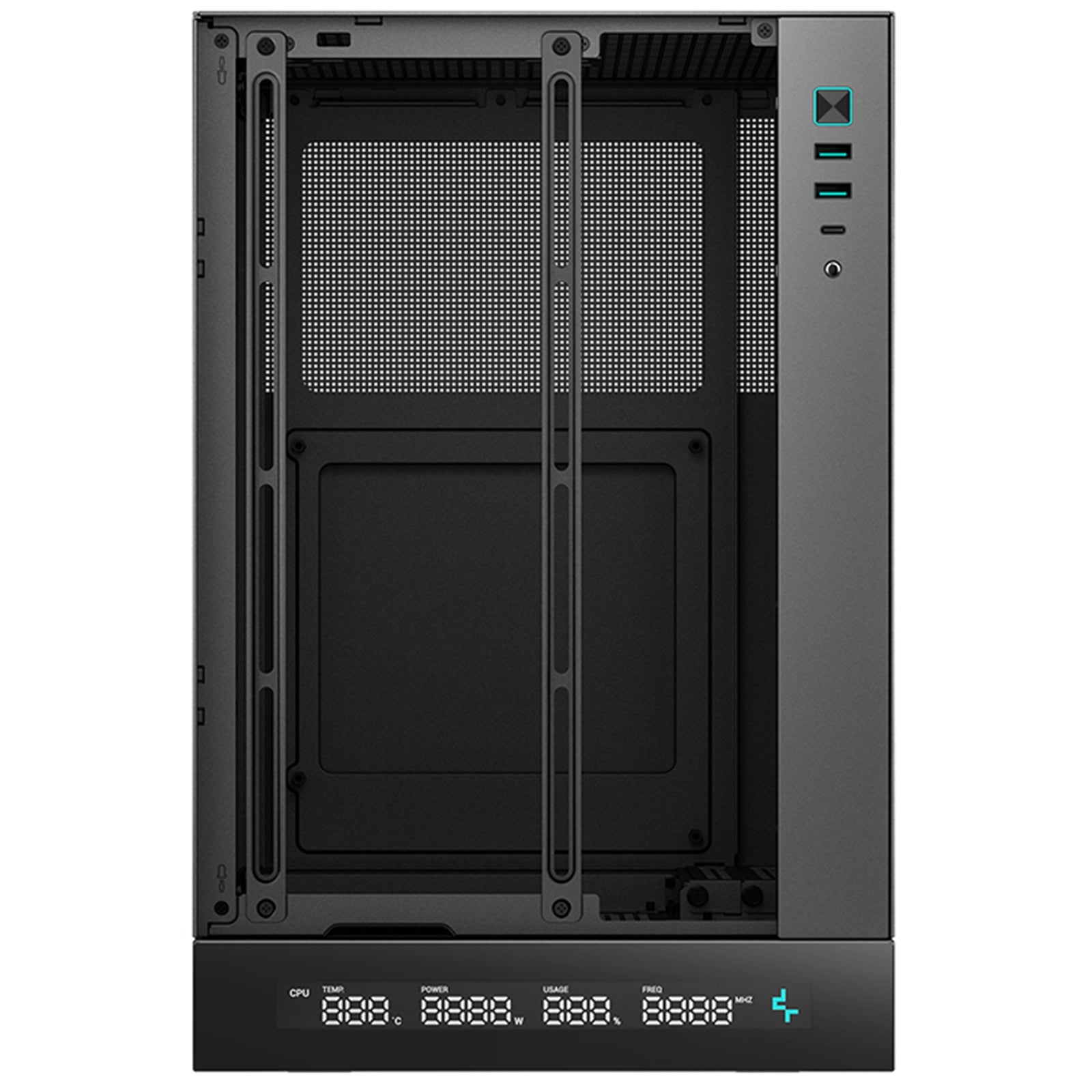 Deepcool CH170 Digital Mini - ITX Case - High Airflow, Supports Water Cooling, Ultra - Quiet Operation, Compact Design for Efficient Space Management - FIXgenie