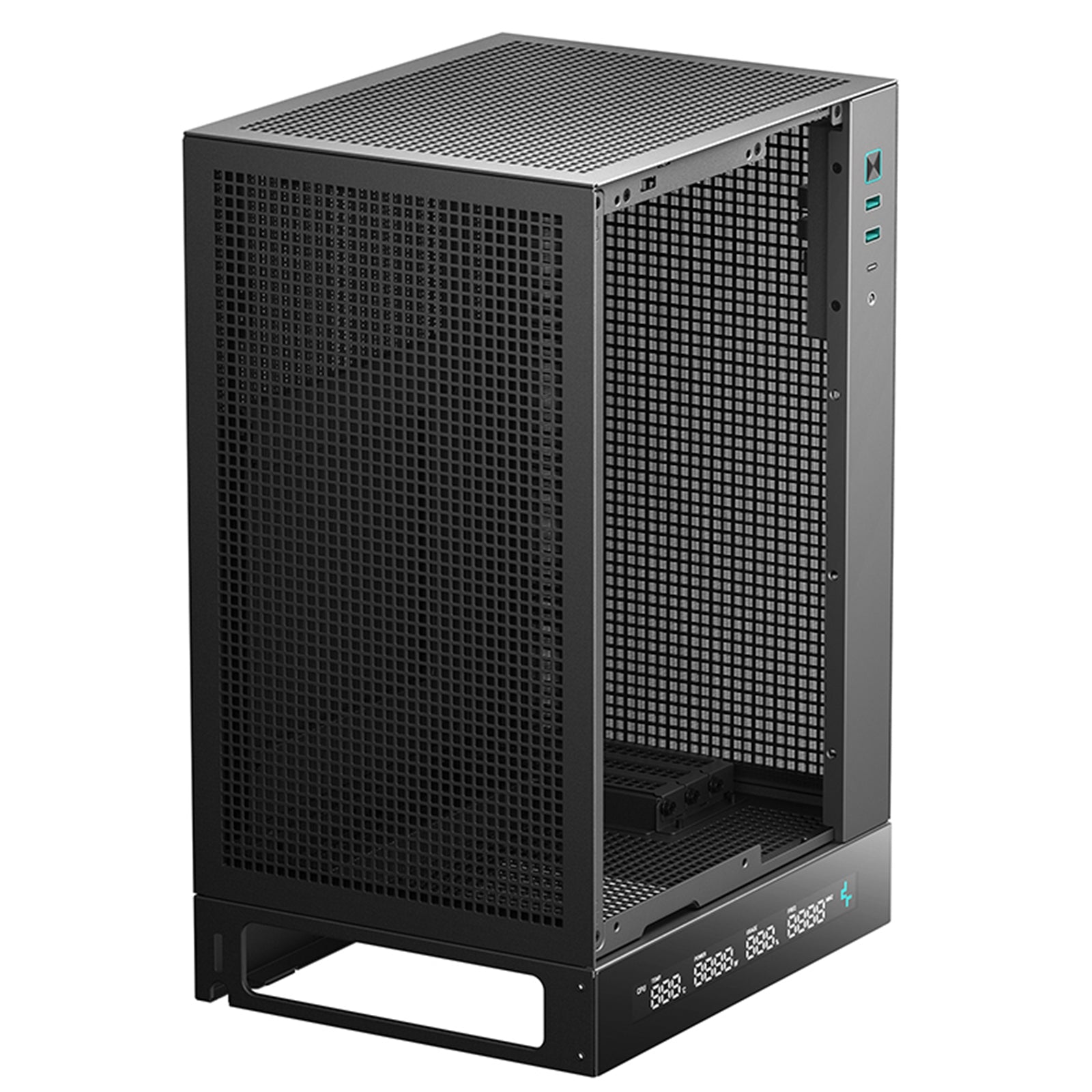 Deepcool CH170 Digital Mini - ITX Case - High Airflow, Supports Water Cooling, Ultra - Quiet Operation, Compact Design for Efficient Space Management - FIXgenie
