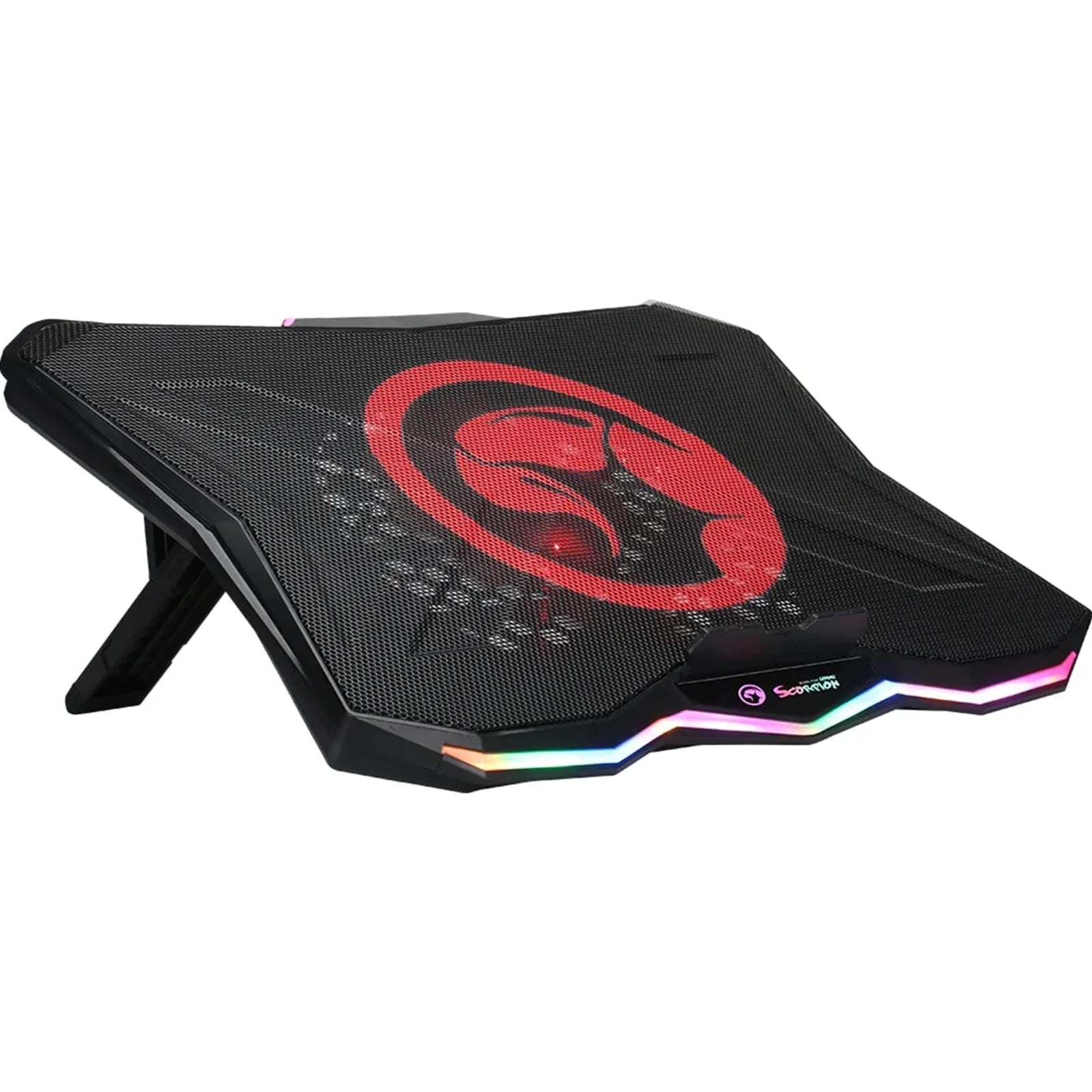 Marvo Scorpion FN-40 Atlas 40 USB Powered RGB Laptop Cooling Stand (Black) - FixGenie