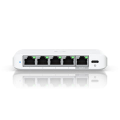 Ubiquiti USW - FLEX - 2.5G - 5 UniFi Flex 2.5G Ultra Compact 5 Port POE/USB - C Powered Managed Switch - FIXgenie