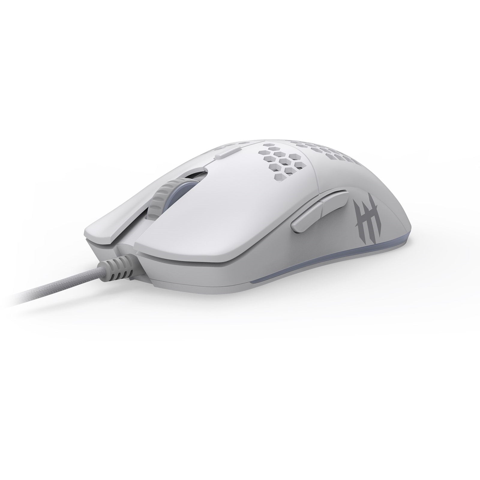 Tecware Exo Elite Lightweight 16000dpi RGB USB Gaming Mouse White - FIXgenie