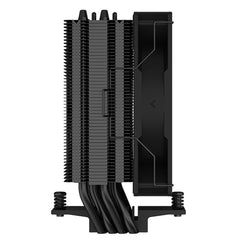 DeepCool AG400 Black ARGB V2 CPU Air Cooler, 120mm PWM Fan, 4 Direct Touch Heat Pipes, Addressable RGB, LGA1851/1700/1200, AM5/AM4 Compatible, High - Performance Single Tower Cooler - FIXgenie