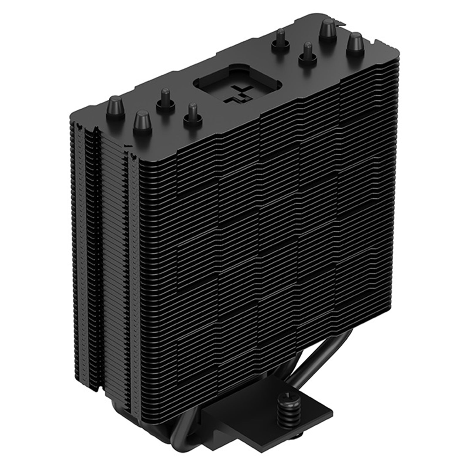 DeepCool AG400 Black ARGB V2 CPU Air Cooler, 120mm PWM Fan, 4 Direct Touch Heat Pipes, Addressable RGB, LGA1851/1700/1200, AM5/AM4 Compatible, High - Performance Single Tower Cooler - FIXgenie
