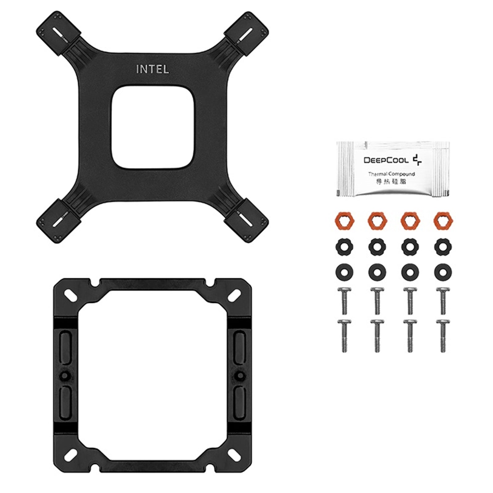 DeepCool AG400 Black ARGB V2 CPU Air Cooler, 120mm PWM Fan, 4 Direct Touch Heat Pipes, Addressable RGB, LGA1851/1700/1200, AM5/AM4 Compatible, High - Performance Single Tower Cooler - FIXgenie