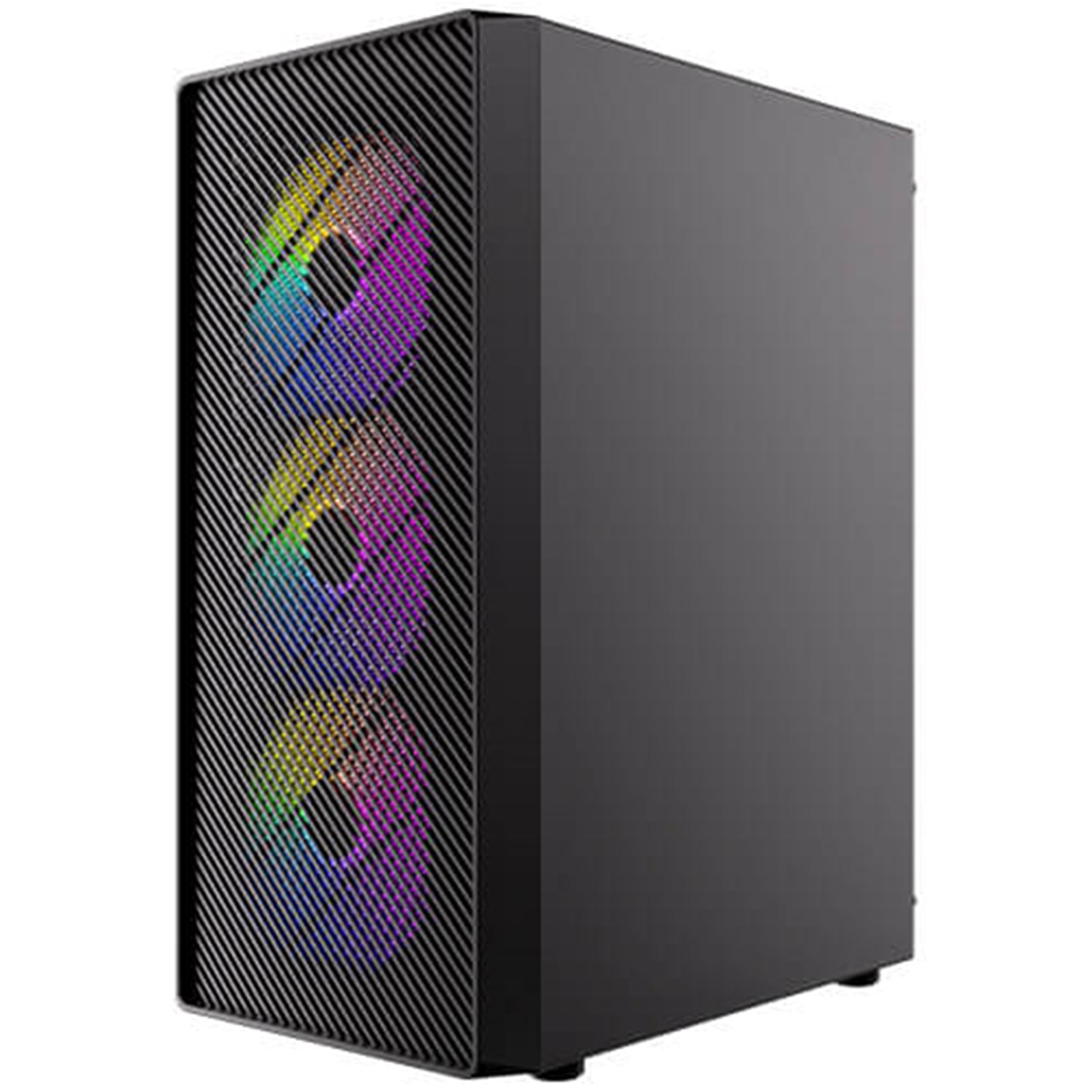 Antec AX26 RGB Elite Mid - Tower Gaming PC Case - Pre - Installed 4 x 120mm Fixed - RGB Fans, Tempered Glass Side Panel, High - Airflow Mesh Front - ATX/Micro - ATX/ITX - FIXgenie