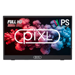 piXL PM156C 15.6 Inch Full HD 60Hz IPS Portable Monitor with USB - C, Mini HDMI & Speakers with Foldable Case & Stand - FIXgenie