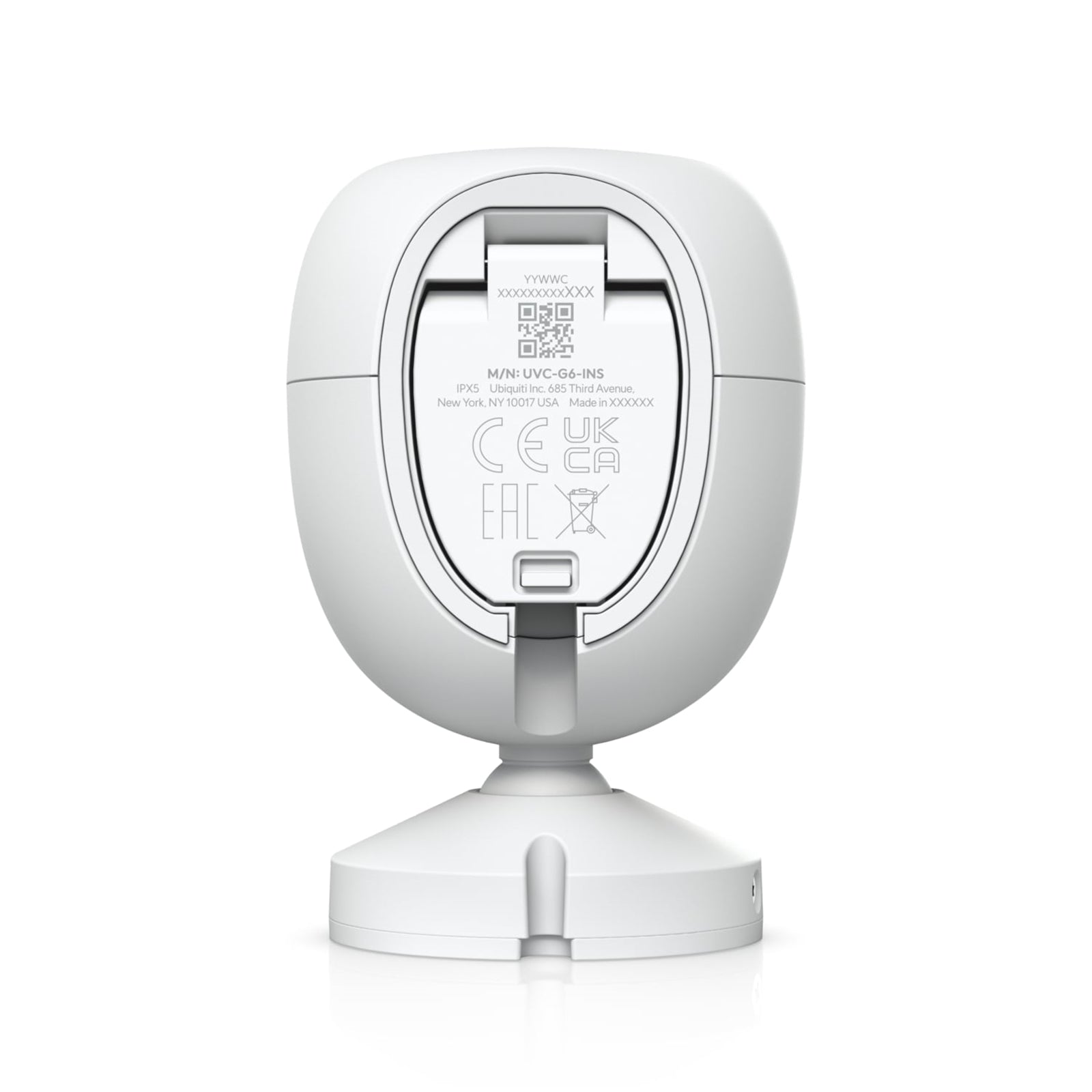 Ubiquiti (UVC - G6 - INS - W - UK) Plug - and - play, 4K WiFi - connected camera with a 1/1.8" 8MP image sensor, Multi - TOPS AI Engine, and two - way audio. - FIXgenie