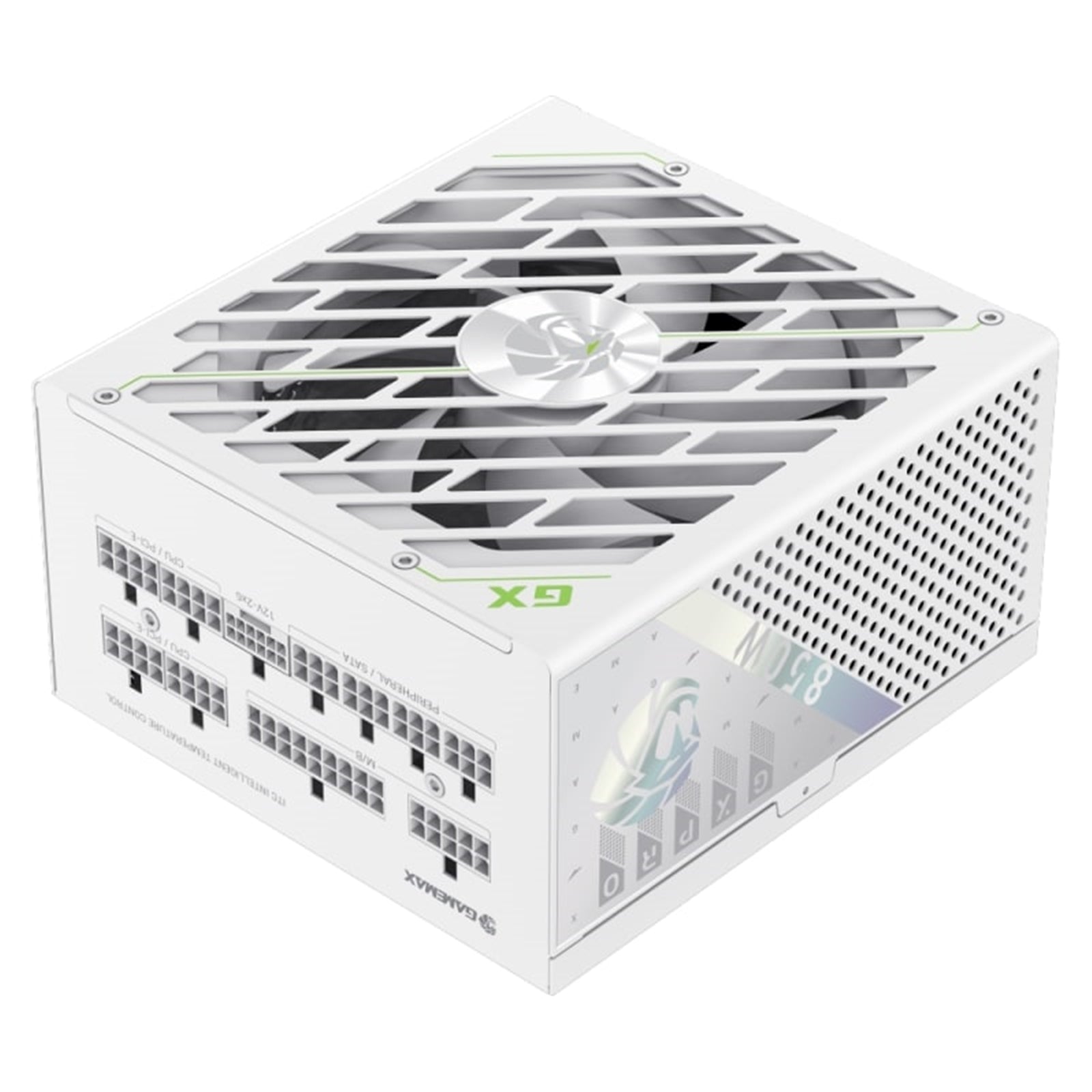 GAMEMAX GX - 850 Pro Modular 80 Plus Gold ATX3.0 PCIe 5.0 PSU With 135mm FDB Fan, White - FIXgenie