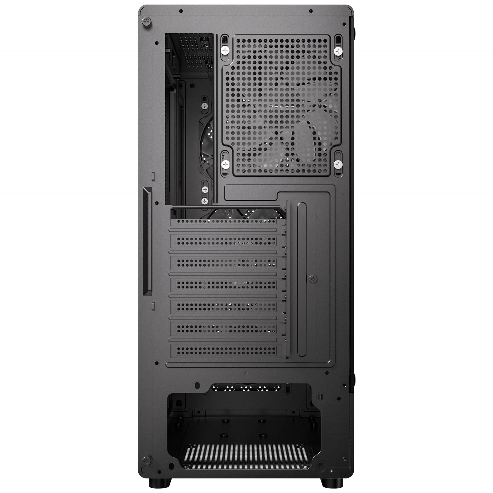Antec VX320 ARGB Mid - Tower Gaming PC Case - Pre - Installed 4 x 120mm ARGB Fans, Tempered Glass Side Panel, High - Airflow Mesh Front - ATX/Micro - ATX/ITX - FIXgenie