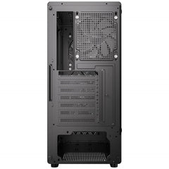 Antec VX320 ARGB Mid - Tower Gaming PC Case - Pre - Installed 4 x 120mm ARGB Fans, Tempered Glass Side Panel, High - Airflow Mesh Front - ATX/Micro - ATX/ITX - FIXgenie