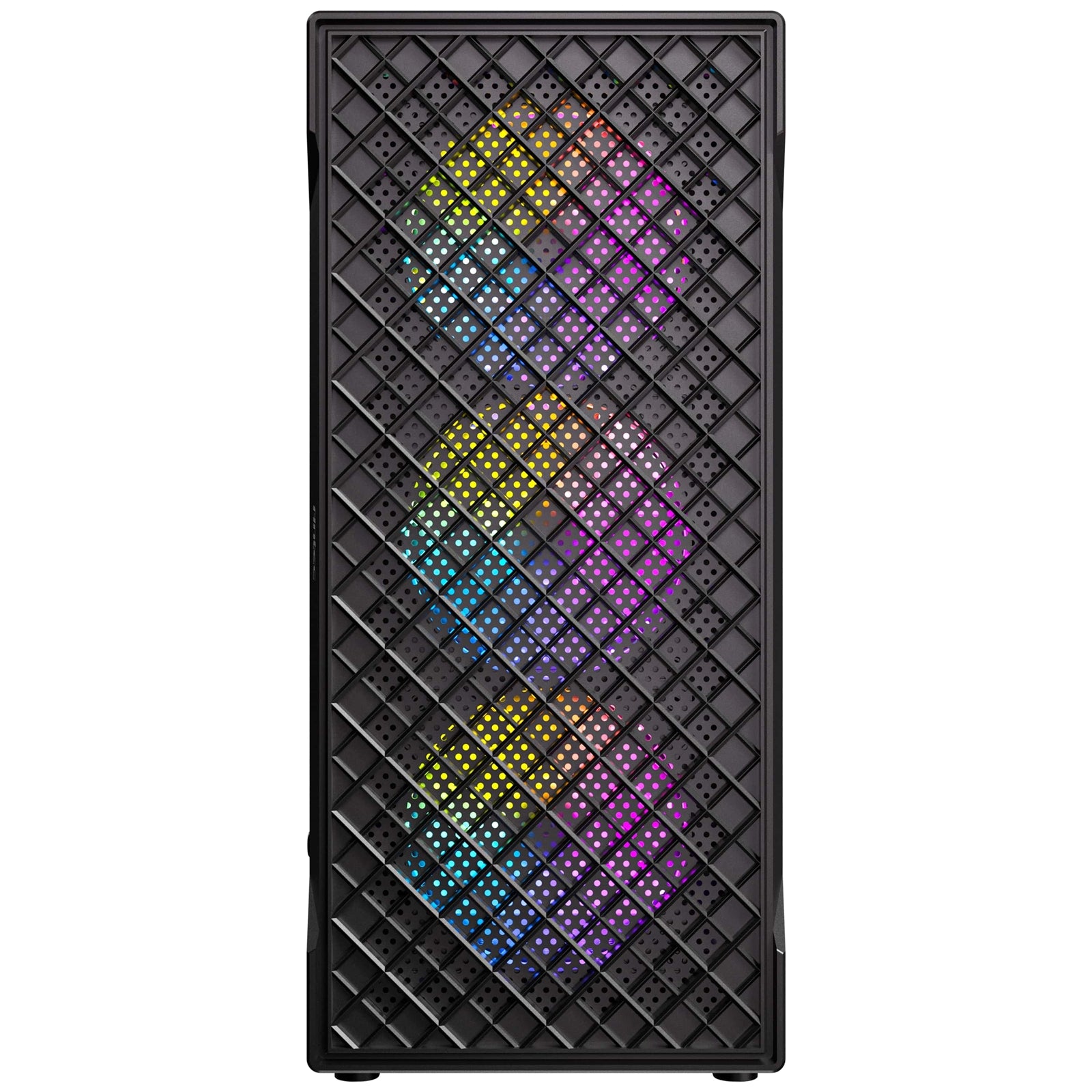 Antec VX320 ARGB Mid - Tower Gaming PC Case - Pre - Installed 4 x 120mm ARGB Fans, Tempered Glass Side Panel, High - Airflow Mesh Front - ATX/Micro - ATX/ITX - FIXgenie