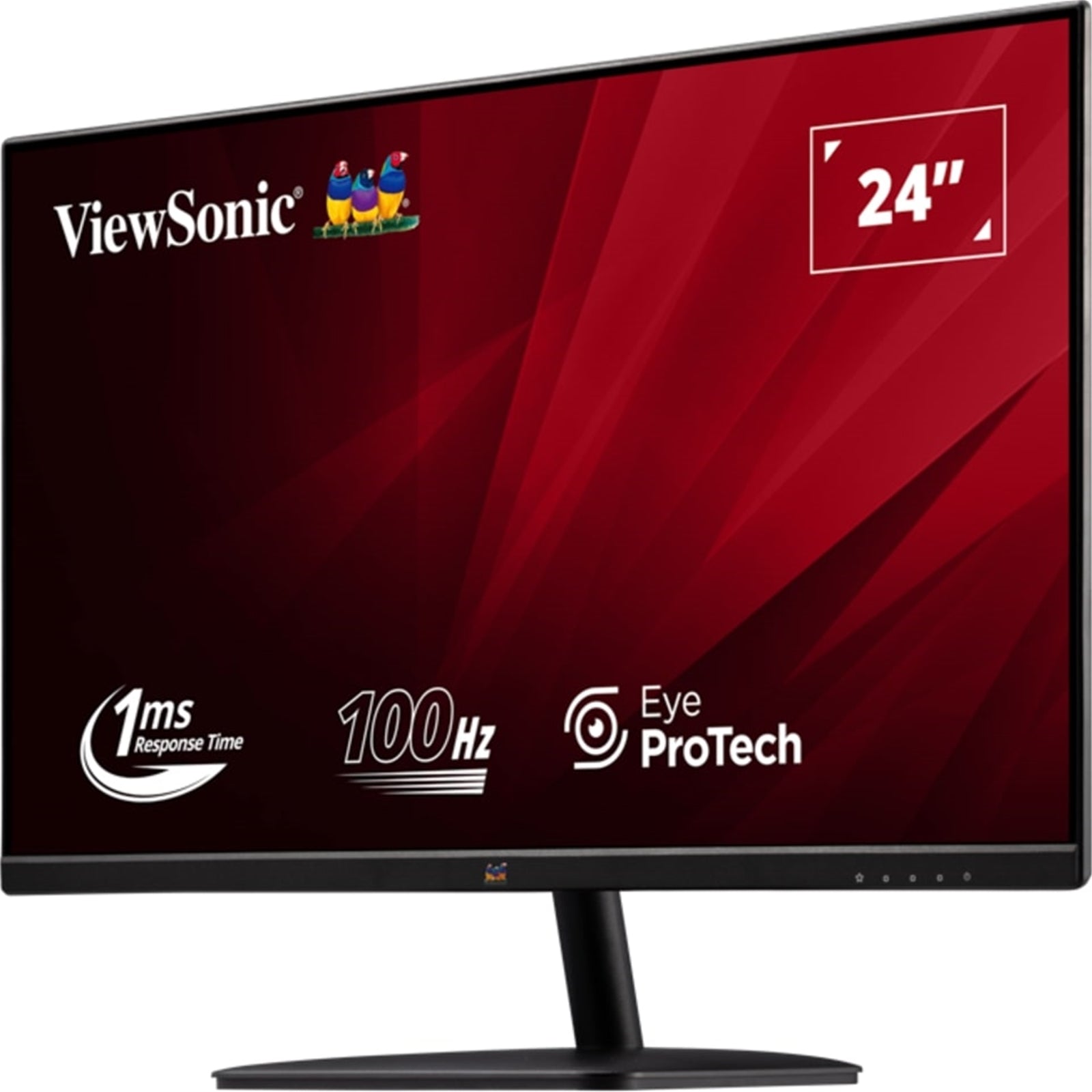 Viewsonic VA2432 - H - 2 24 Inch IPS Frameless Monitor, Full HD, LED, Widescreen, 100Hz, 1ms, VGA, HDMI, VESA - FIXgenie