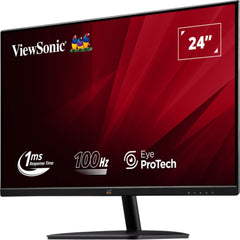 Viewsonic VA2432 - H - 2 24 Inch IPS Frameless Monitor, Full HD, LED, Widescreen, 100Hz, 1ms, VGA, HDMI, VESA - FIXgenie