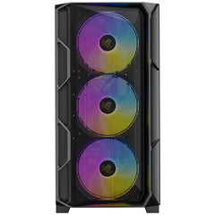 Antec AX1000 ARGB Mid - Tower Gaming PC Case, Full Mesh Front, Tempered Glass, Steel/Plastic, 4 x 120mm ARGB Fans, E - ATX, ATX/Micro - ATX/ITX Compatible - FIXgenie