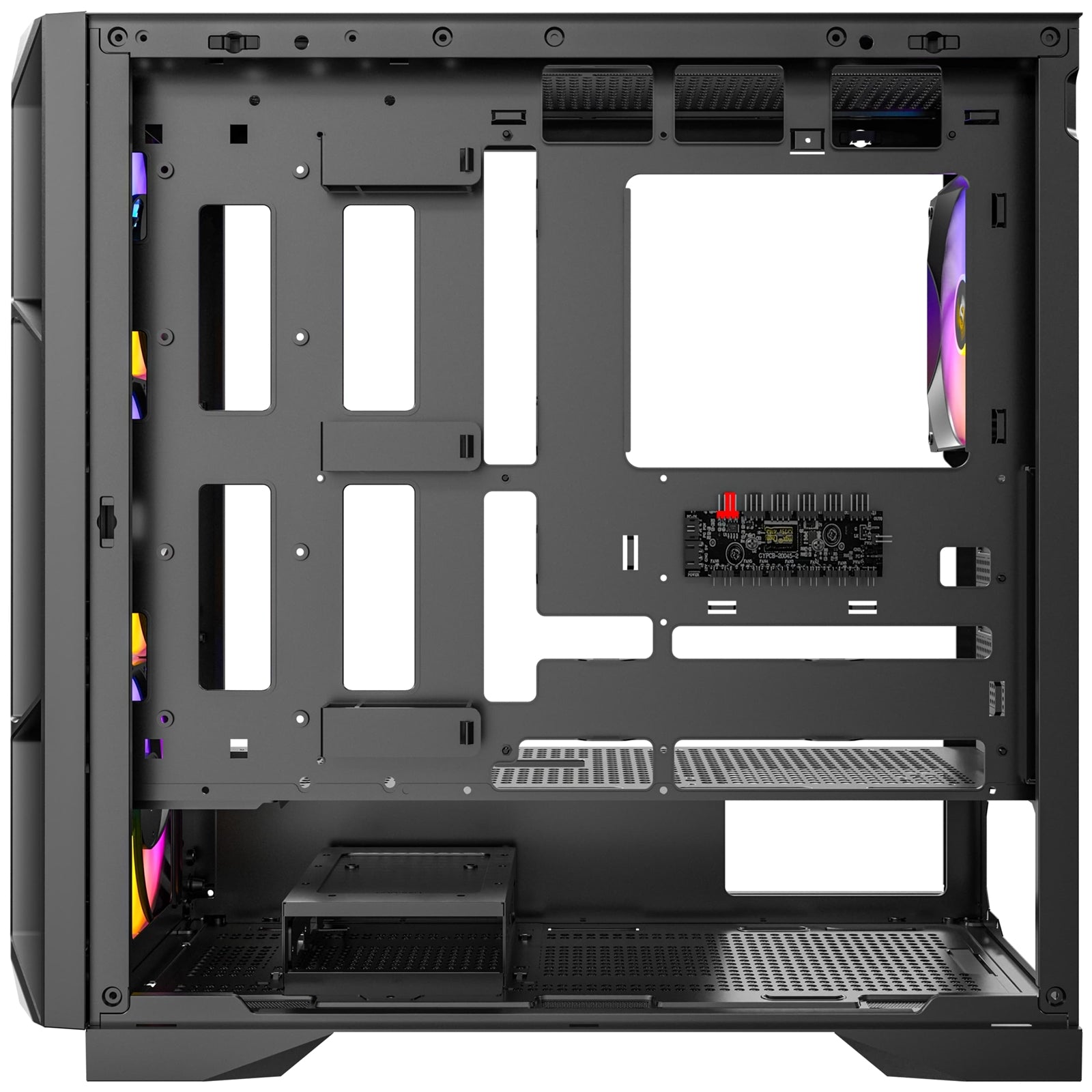 Antec AX1000 ARGB Mid - Tower Gaming PC Case, Full Mesh Front, Tempered Glass, Steel/Plastic, 4 x 120mm ARGB Fans, E - ATX, ATX/Micro - ATX/ITX Compatible - FIXgenie