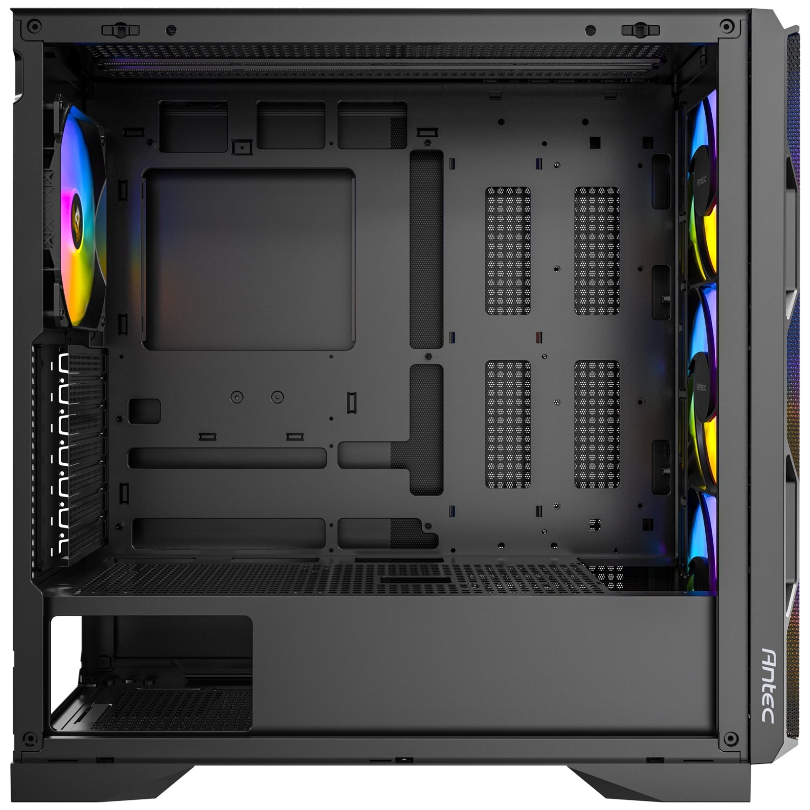 Antec AX1000 ARGB Mid - Tower Gaming PC Case, Full Mesh Front, Tempered Glass, Steel/Plastic, 4 x 120mm ARGB Fans, E - ATX, ATX/Micro - ATX/ITX Compatible - FIXgenie