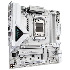 Gigabyte B850M Eagle WIFI6E ICE AMD AM5 Socket Motherboard, Micro ATX, 4x DDR5 Slots, 3x M.2 Sockets, 2x USB - C Port, Wi - Fi 6E, 2x DisplayPort / 1x HDMI Port - FIXgenie