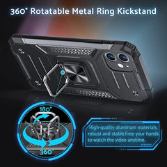 iPhone 11 Case Military Grade Shockproof Protective Phone Case Cover w/ Ring Sta - FIXgenie
