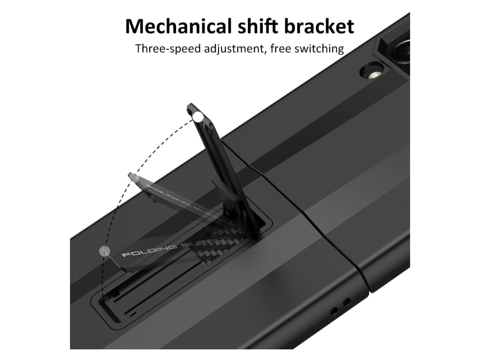 Case For Samsung Galaxy Z Flip 4 with Kickstand, Ultra - Thin Anti - Drop Protective - FIXgenie