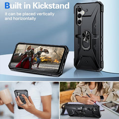 Samsung Galaxy A54 Heavy Duty Case Cover w/ Screen and Camera Protector Black - FIXgenie