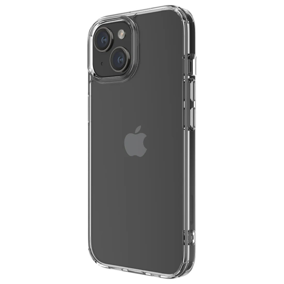 QDOS Hybrid Crystal Clear Rigid Case For iPhone 13, 14, 15, 15 Pro, 15 Pro Max - FIXgenie