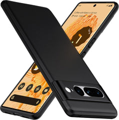 Google Pixel 7 Pro Case Slim Soft Shockproof Cover Matte Black - FIXgenie