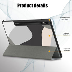 For Samsung Galaxy Tab S9 Plus 12.4'' Case Smart Book Stand Cover Art - FIXgenie