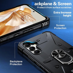 Samsung Galaxy A54 Heavy Duty Case Cover w/ Screen and Camera Protector Black - FIXgenie