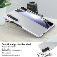 Lightweight Full - Body Protective Case Cover for Samsung Galaxy Z Fold 5 Silver - FIXgenie