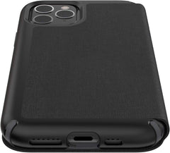 Speck Presidio Folio Wallet Case for iPhone 11 Pro Heathered Black/Slate Grey - FIXgenie