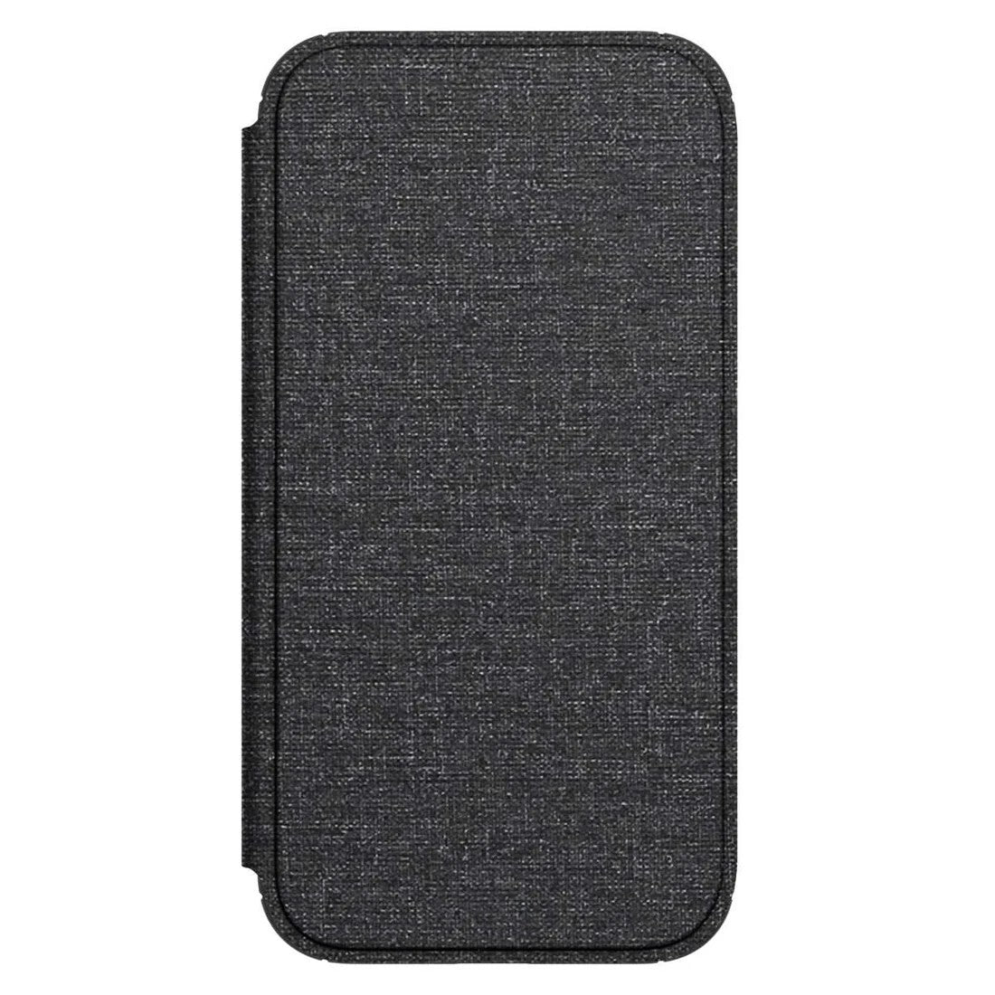 QDOS Hybrid Fold iPhone 14 / 13 Wallet Case Magsafe Clear / Black - FIXgenie