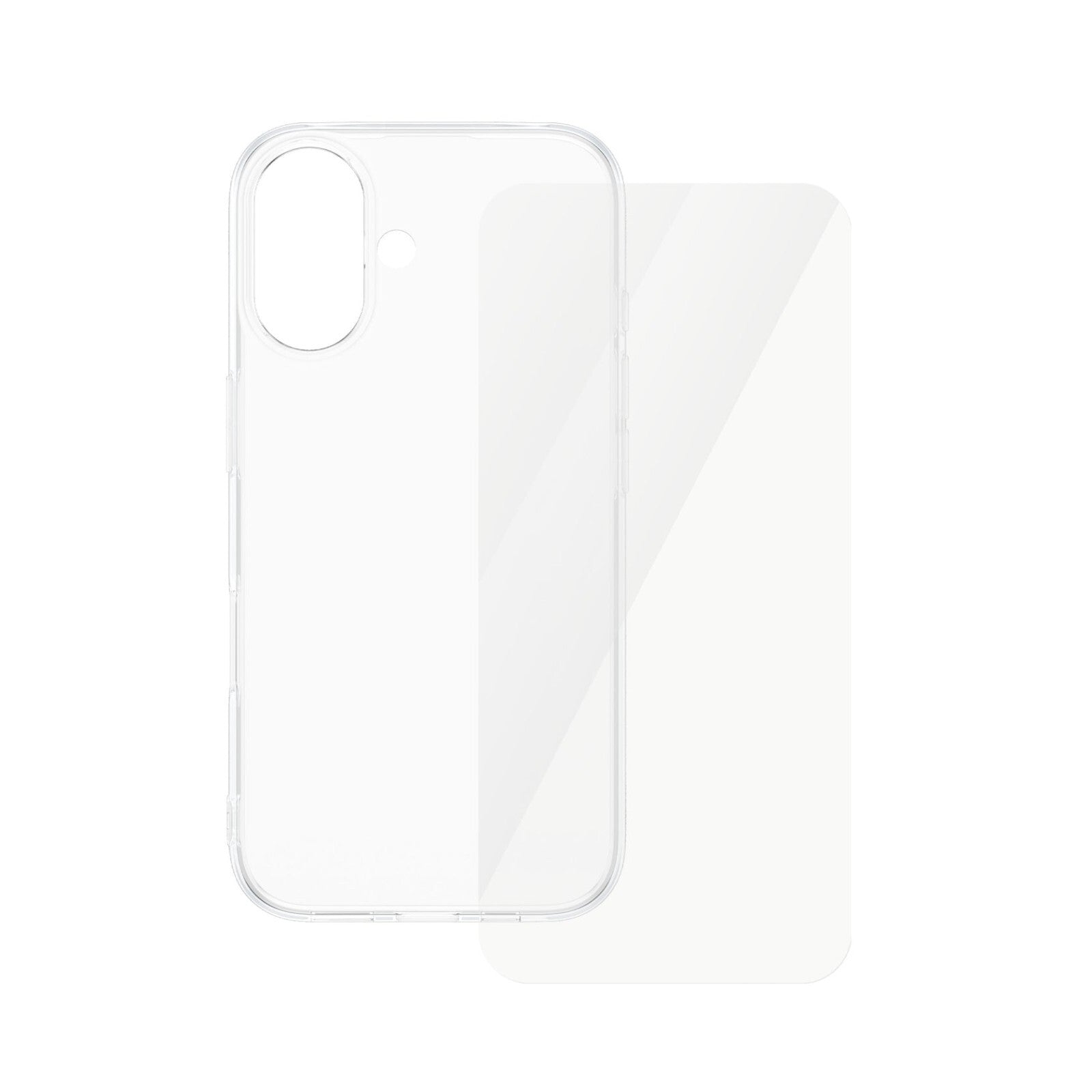 iPhone 16 Series Caseym Recycled Protection Bundle Clear Case w/ Protector - FIXgenie
