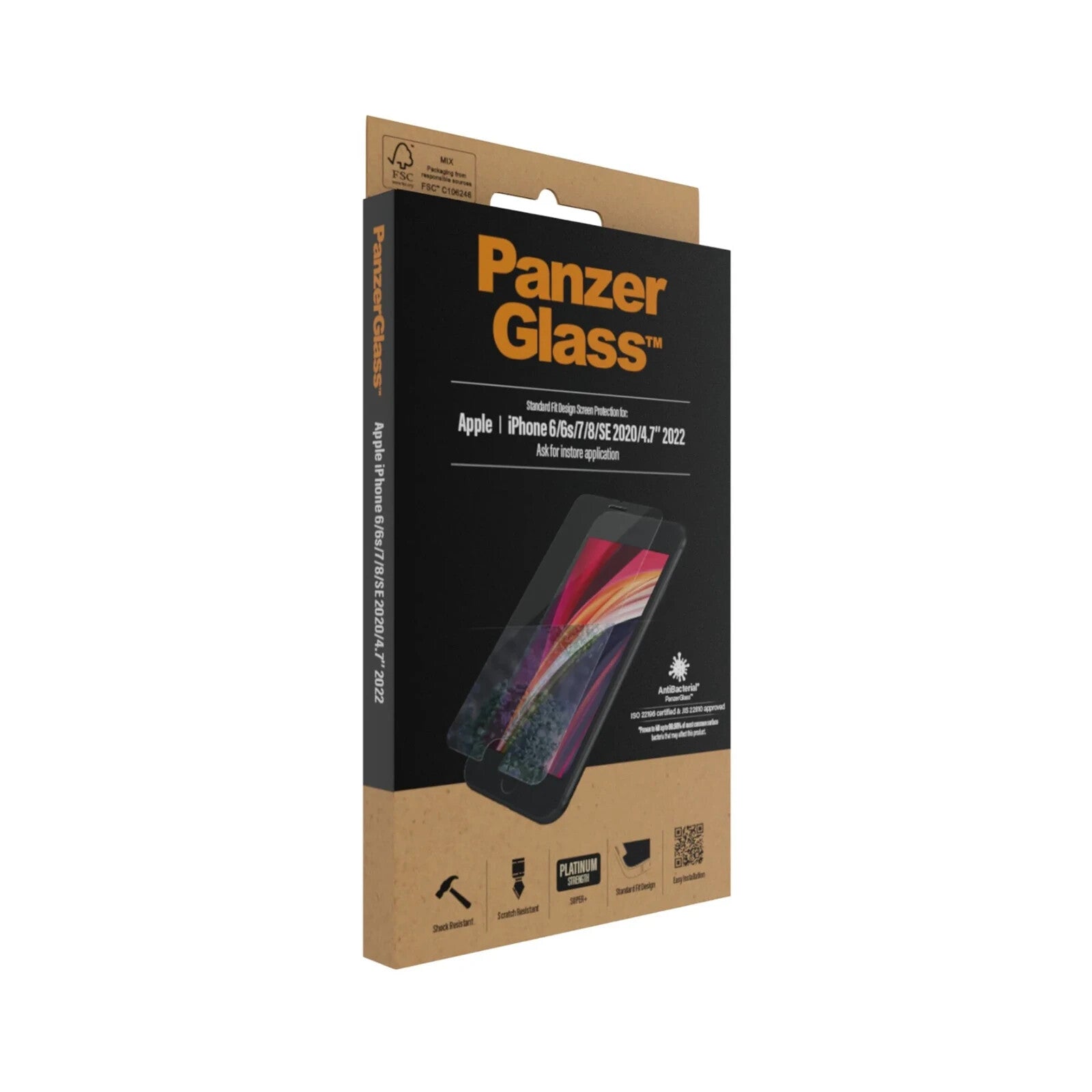 PanzerGlass® Screen Protector iPhone 8 | 7 | 6s | 6 | SE (2020/2022) | Standard - FIXgenie