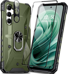 Samsung Galaxy A54 Heavy Duty Case Cover w/ Screen and Camera Protector Green - FIXgenie