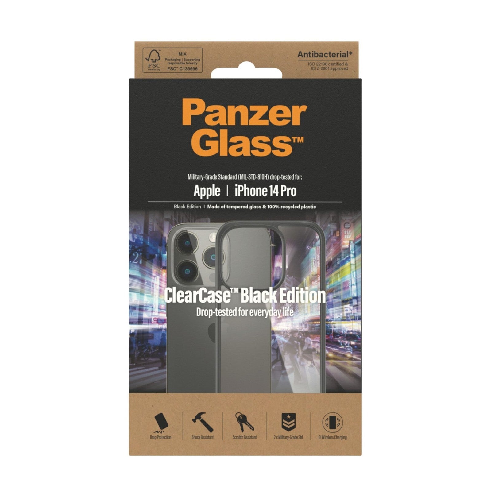 iPhone 14 Series PanzerGlass Clear Phone Case Military Grade Drop - Proof - FIXgenie