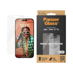 PanzerGlass Classic Fit Screen Protector for Apple iPhone 15 Pro Max - FIXgenie