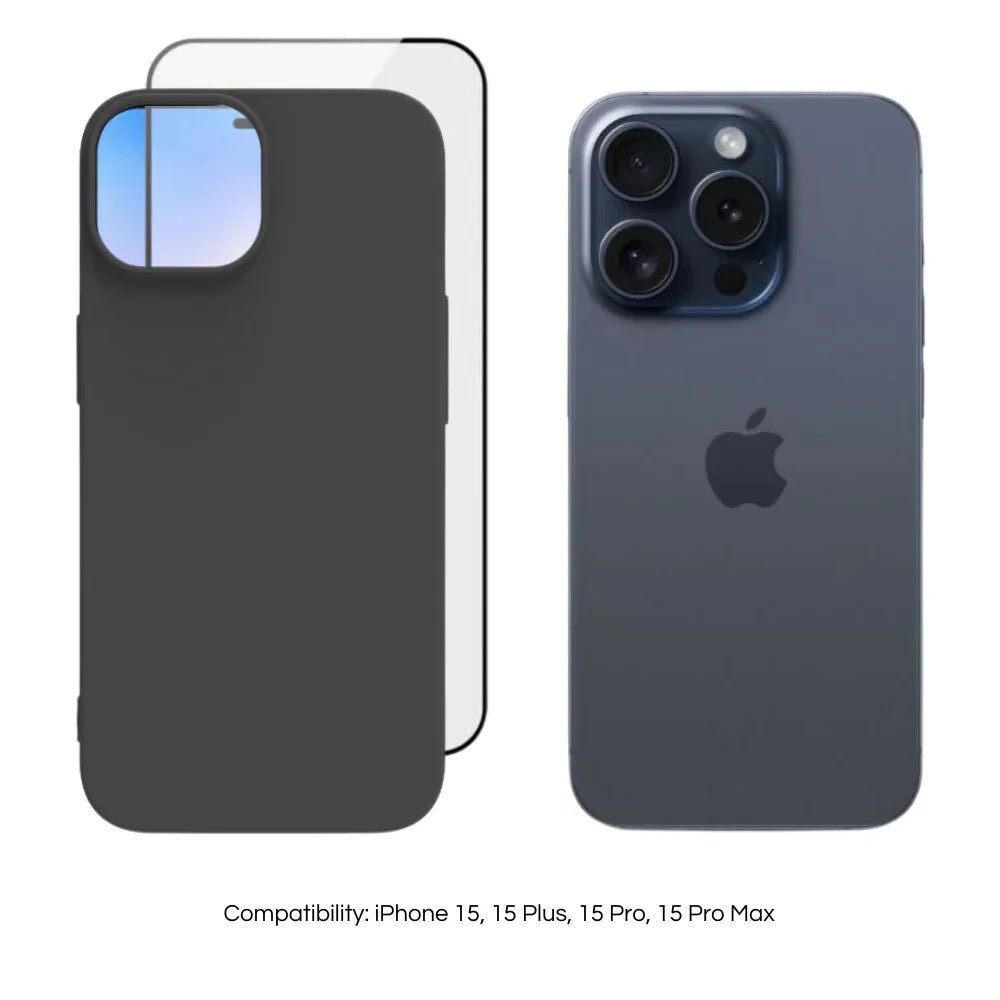 Caseym Recycled Phone Case and Screen Protector for iPhone 15 Series - FIXgenie