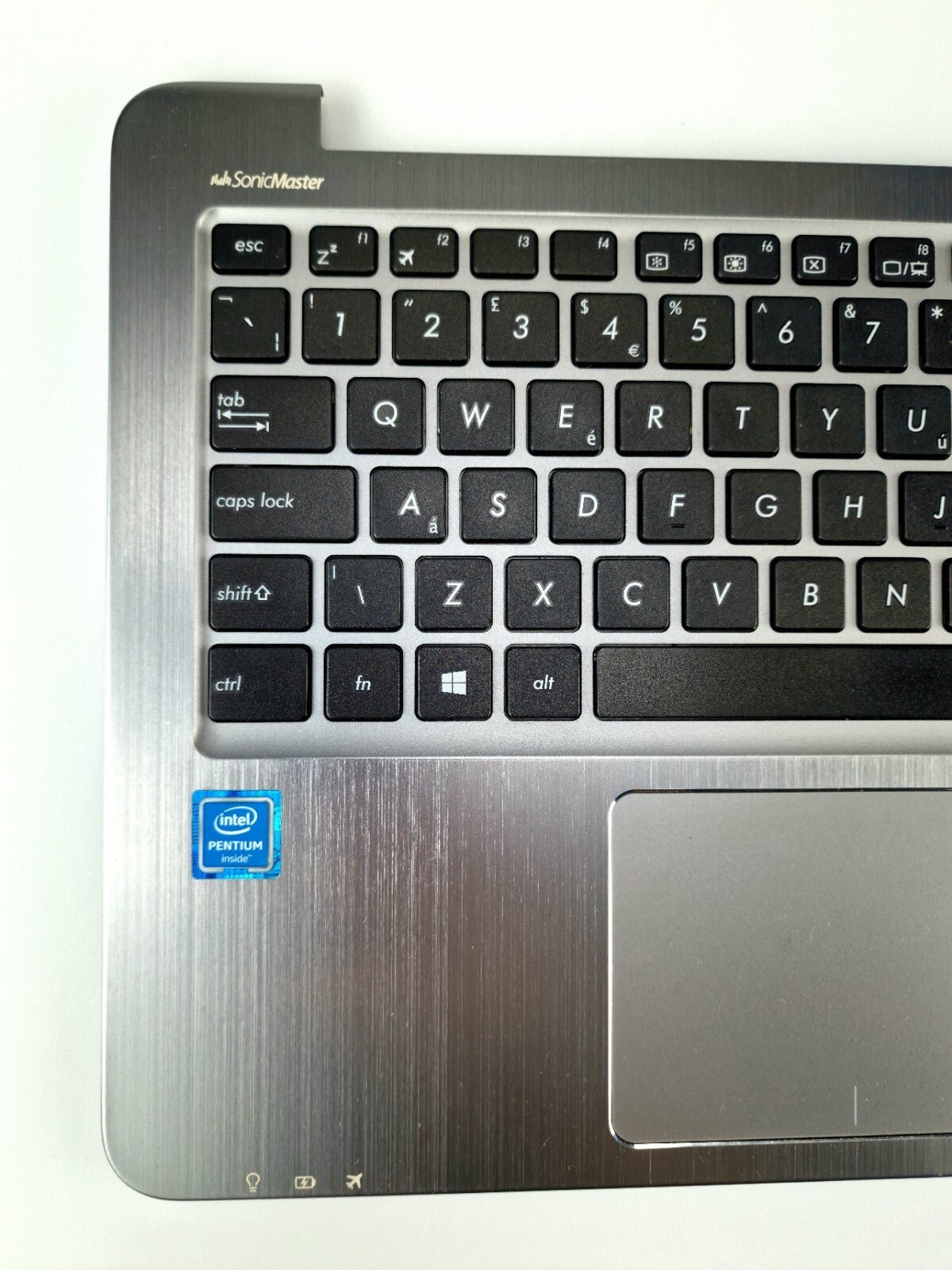 Genuine ASUS VivoBook E403S Palmrest UK Keyboard Top case Cover - FIXgenie