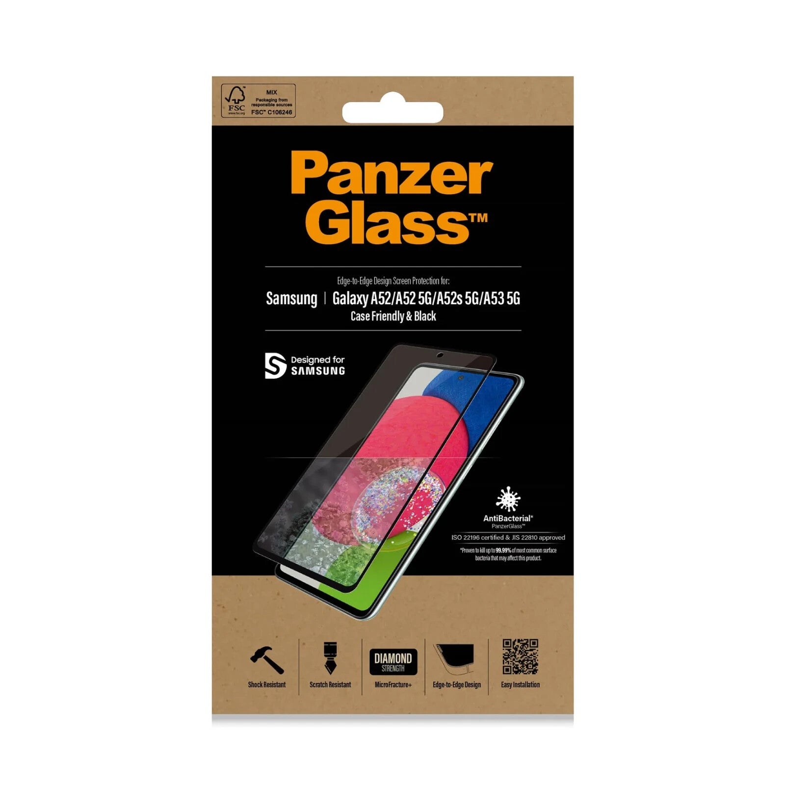 PanzerGlass® Screen Protector Samsung Galaxy A52 | A52 5G | A52s 5G | A53 5G - FIXgenie