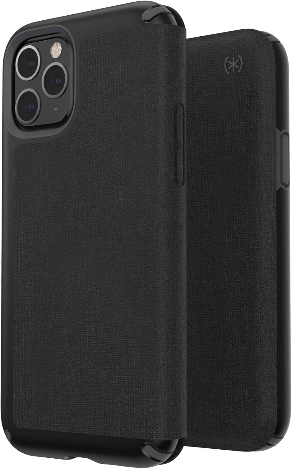 Speck Presidio Folio Wallet Case for iPhone 11 Pro Heathered Black/Slate Grey - FIXgenie