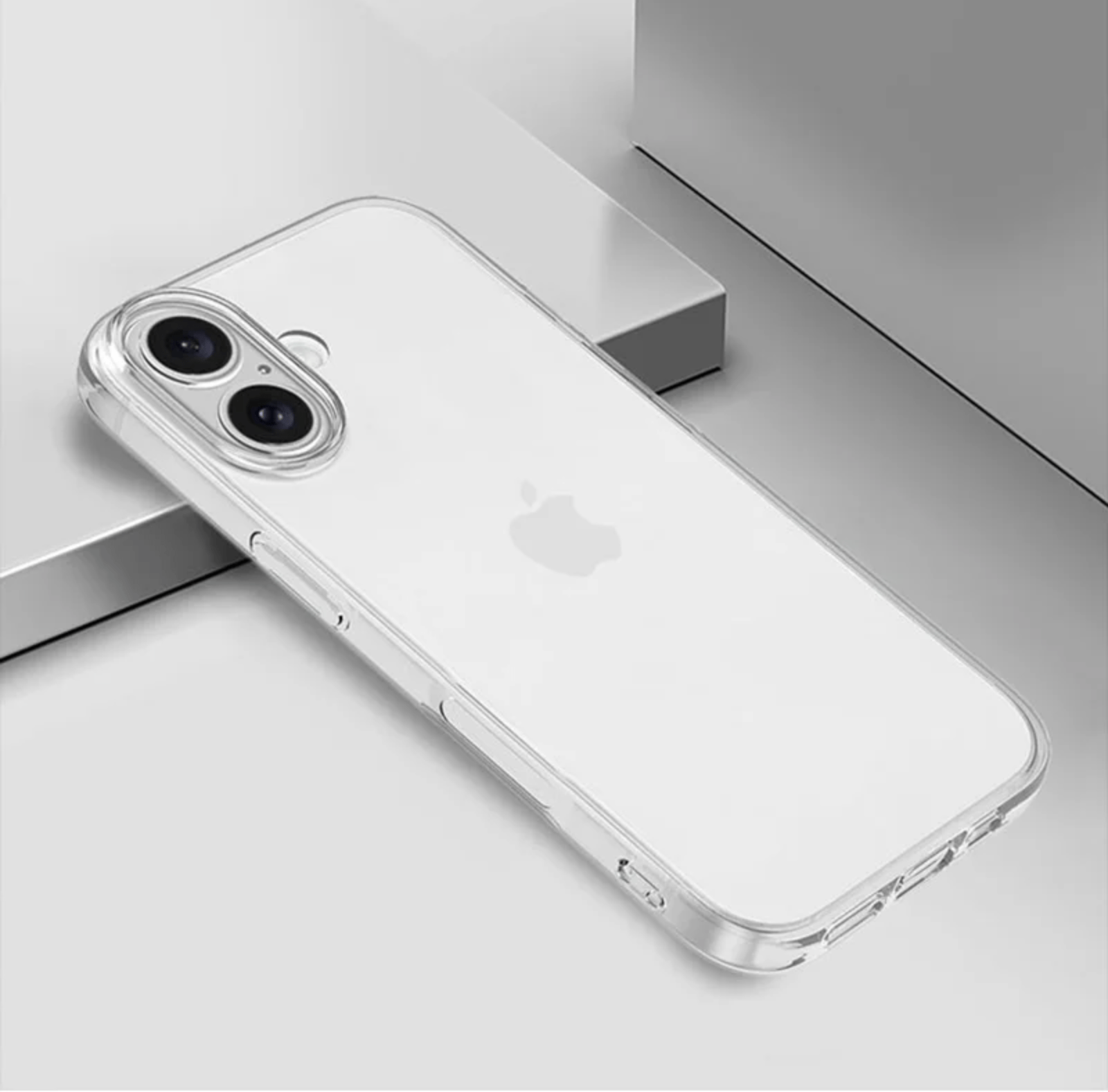 Soft Clear Case Cover For iPhone 16, 16 Plus, 16 Pro and 16 Pro Max w/ Gift - FIXgenie